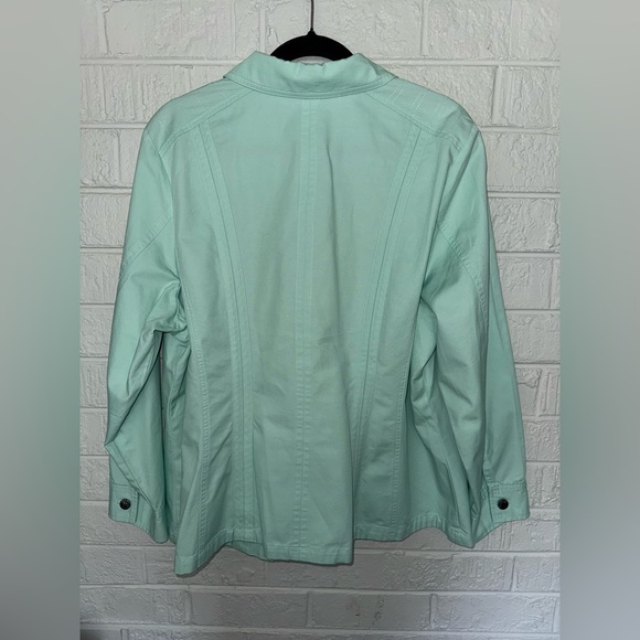 EUC CJ BANKS women’s Beautiful Jacket Zipper Plus Size 1X ✨ - Picture 7 of 8